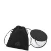 Cult Beauty Black Compact Mirror in Drawstring Bag thumbnail 2