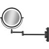 Gillian Jones Double-sided Wall Mirror with LED light Black thumbnail 1