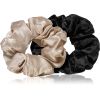 BrushArt Hair Large satin scrunchie set hiuslenkit Cream &amp; Black thumbnail 2