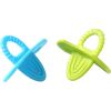 BabyOno Teether purulelu 3m+ Blue + Green 2 kpl thumbnail 1