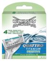 Wilkinson Sword - Quattro Titanium Sensitive   8 stk. thumbnail 1