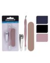 Eleganza Manicure Set Rosa   3 stk. thumbnail 1