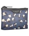 Gillian Jones Makeup Purse Blue Leopard thumbnail 1