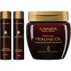 Keratin Healing Oil Lustrous Shampoo 300ml + Conditioner 250ml + Intensive Hair Masque 210ml thumbnail 1