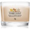 Yankee Candle Vanilla Creme Brulee votiivikynttilä glass 37 g thumbnail 1