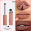 L’Oréal Paris Infaillible Matte Resistance kosteuttava mattahuulipuna Sävy 105 Breakfest In Bed 5 ml thumbnail 4