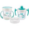 NUK Mini Cups Set Mint/Turquoise kuppi 3in1 6m+ Neutral 160 ml thumbnail 1
