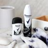 Rexona Invisible on Black + White Clothes Antiperspirant antiperspirantti suihkeena (48h) 150 ml thumbnail 6