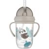 canpol babies Exotic Animals Cup With Straw kuppi sisältää pillin Gray 270 ml thumbnail 3