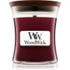 Woodwick Black Cherry tuoksukynttilä sisältää puusydämen 85 g thumbnail 1