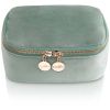 LULU&#039;S ACCESSORIES Cosmetic Case Velvet Mint thumbnail 1
