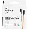 The Humble Co. Bamboo Cotton Swabs Black thumbnail 1
