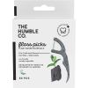 The Humble Co. Twin-Floss Picks 50 pcs Charcoal thumbnail 1