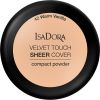 IsaDora Velvet Touch Sheer Cover Compact Powder Warm Vanilla - 10 g thumbnail 1