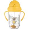 canpol babies Exotic Animals Cup With Straw kuppi sisältää pillin Yellow 270 ml thumbnail 2
