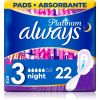 Always Platinum Night Size 3 terveyssiteet yöksi 22 kpl thumbnail 1