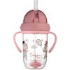 canpol babies Bonjour Paris Cup kuppi sisältää pillin Pink 270 ml thumbnail 3