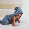 BIBS Kangarooo Hoodie Towel hupullinen pyyhe Petrol 65 x 65 cm 1 kpl thumbnail 5