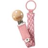 BIBS Paci Braid tuttiklipsi Dusty Pink / Baby Pink 1 kpl thumbnail 1