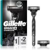 Gillette Mach3 Charcoal partakone + vaihtopäät 2 kpl thumbnail 1