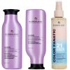 Pureology Hydrate Shampoo, Conditioner and Color Fanatic Multi-Benefit Leave-in, Moisturising Bundle for Dry Hair thumbnail 1