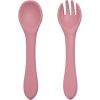 Petite&amp;Mars Take&amp;Match Silicone Cutlery ruokailuvälineet Dusty Rose 6 m+ 2 kpl thumbnail 1