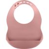 Zopa Silicone Bib Pastel ruokalappu Old Pink 1 kpl thumbnail 1