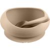Zopa Silicone Tableware Set ruokailusetti Sand Beige 1 kpl thumbnail 1