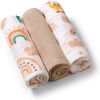 BabyOno Take Care Muslin Diapers kestovaipat Beige 3 kpl thumbnail 1