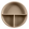 Zopa Silicone Divided Plate lokerolautanen varustettu imukupilla Sand Beige 1 kpl thumbnail 1