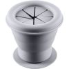 Zopa Silicone Folding Snack Box silikonikulho varustettu imukupilla Dove Grey 1 kpl thumbnail 1