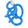 Matchstick Monkey Mini Monkey Teether purulelu sisältää antimikrobisen ainesosan Blue 1 kpl thumbnail 1