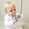 Matchstick Monkey Teething Toy and Gel Applicator purulelu mukana harja 2in1 Airforce Blue 1 kpl thumbnail 2