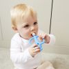 Matchstick Monkey Teething Toy and Gel Applicator purulelu mukana harja 2in1 Light Blue 1 kpl thumbnail 2