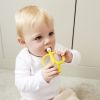 Matchstick Monkey Teething Toy and Gel Applicator purulelu mukana harja 2in1 Yellow 1 kpl thumbnail 2