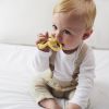 Matchstick Monkey Monkey Teether purulelu mukana harja 2in1 Yellow 1 kpl thumbnail 3