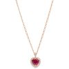 Lily and Rose Delphine necklace   Pink ruby thumbnail 1