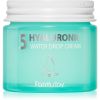 Farmstay Hyaluronic Water Drop Cream kasvovoide sisältää hyaluronihappoa 80 ml thumbnail 1