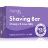 Friendly Soap Shaving Bar Orange & Lavender luonnollinen saippua parranajoon 95 g thumbnail 1