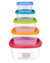 Excellent Houseware Opbevaringsbokse   5 stk. thumbnail 1