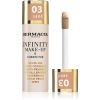 Dermacol Infinity erittäin peittävä meikkivoide SPF 15 sävy 03 Sand 20 g thumbnail 1