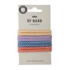 ByBarb Hair ties multicoloured 8-pack, recycled material squared thumbnail 1