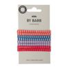 ByBarb Hair ties  multicoloured 8-pack, recycled material striped thumbnail 1