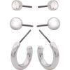 Dazzling J14 3 Pack Beads And Hoop Silver thumbnail 1