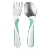 Bambino My First Fork &amp; Spoon – Mint thumbnail 1