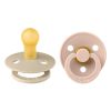 BIBS Pacifier Colour Latex Size 1 2 kpl – Vanilla/Blush thumbnail 1