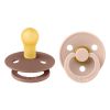 BIBS Pacifier Colour Latex Size 1 2 kpl – Woodchuck/Blush thumbnail 1