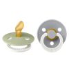 BIBS Pacifier Colour Latex Size 1 Anatomical 2 kpl – Sage Glow/Cl thumbnail 1