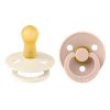 BIBS Pacifier Colour Latex Size 2 2 kpl – Ivory/Blush thumbnail 1