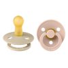 BIBS Pacifier Colour Latex Size 2 2 kpl – Vanilla/Blush thumbnail 1